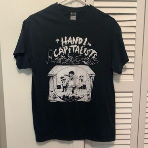 100% Cotton Black Graphic Tee